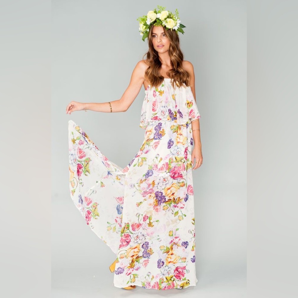 SMYM Floral Princess Ariel Maxi Skirt